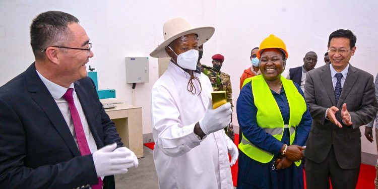 President Museveni Commissions Wagagai Gold Mining Project
