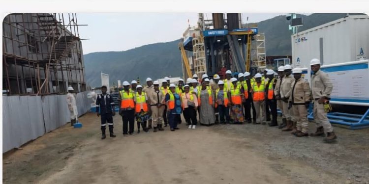 Public Service Commission Delegation Tours Kingfisher and Tilenga Oil Fields