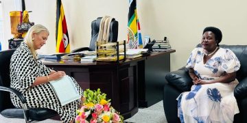 Hon. Nankabirwa Meets British High Commissioner, H.E. Lisa Chesney