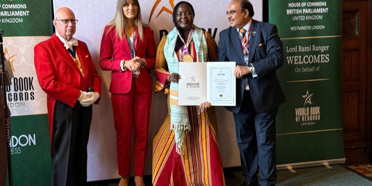 World Book of Records London Awards Hon. Dr. Canon Ruth Nankabirwa