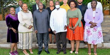 President Museveni hosts former South African President Jacob Zuma