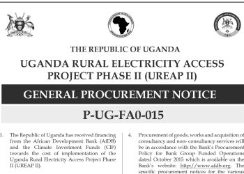 Uganda Rural Electricity Access Project Phase II (UREAP II)